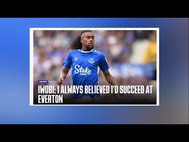 Alex Iwobi's Last Words as an Everton Player