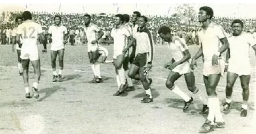 From the right Ifeayin Onyedika, Okey Isima, Harrison Mecha , Emmanuel Okala, Mike Ogbodudu and Arthur Egbunam