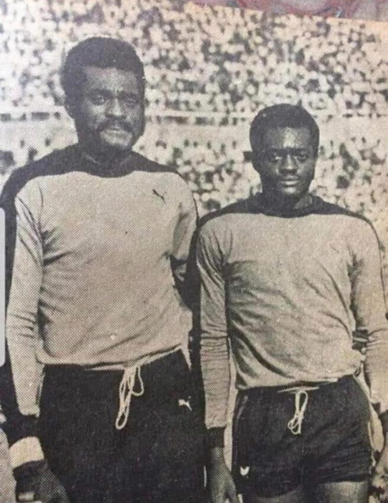 The Okala brothers, Emmanuel (left) and Patrick, 2 Nigerian ex-internationals that also played for Enugu Rangers