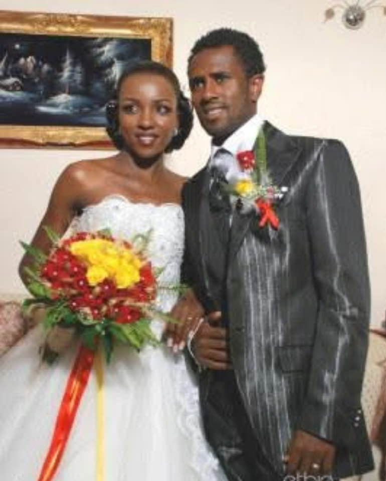 Tirunesh and her husband