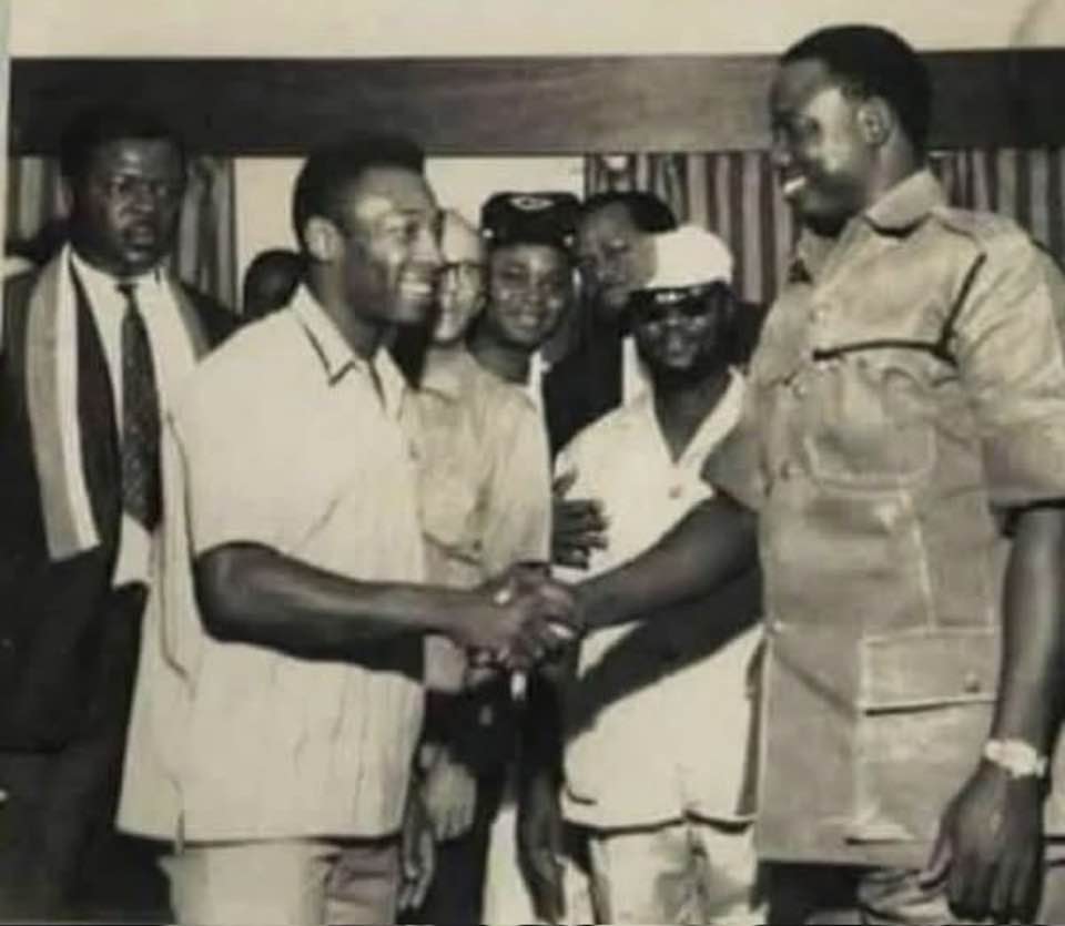 Pelé in Benin City, Nigeria