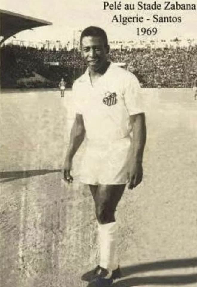 Pelé in Oran, Algeria